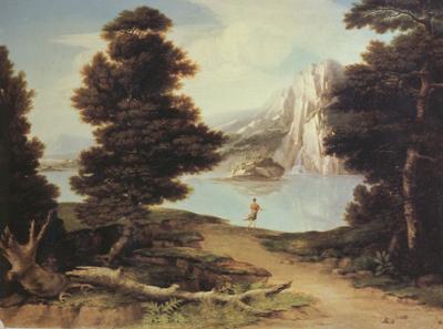 Washington Allston Landscape with a Lake (nn03) France oil painting art
